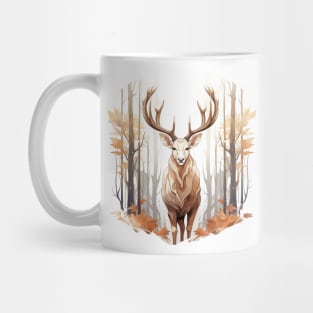 Deer And Forest Mug